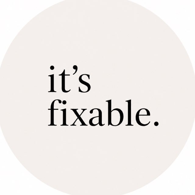 It’s fixable.