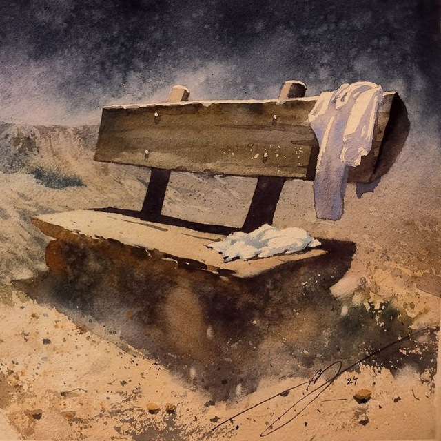 Акварель. Aleksandr Zibin. Jr. Watercolor painting