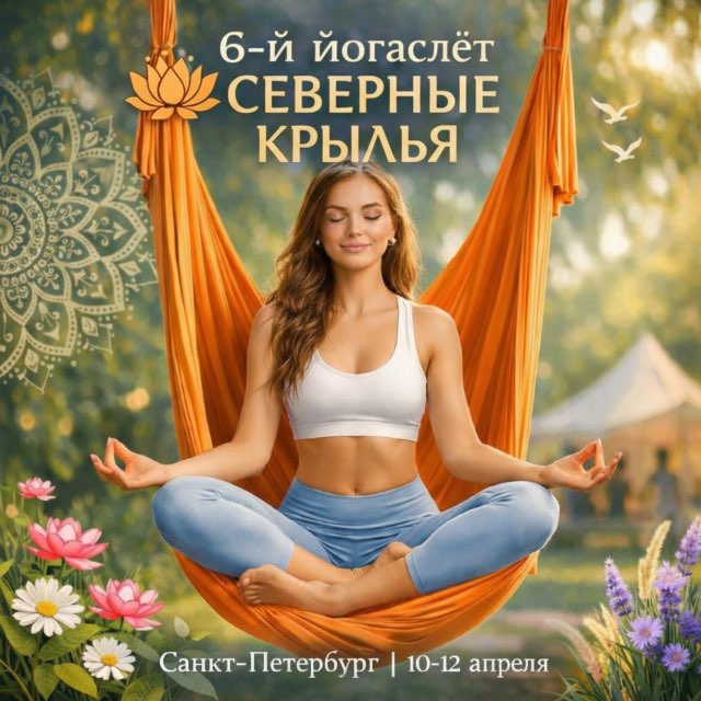 Северные крылья. 10-12 апреля 2026. 6й ЙОГАСЛЕТ