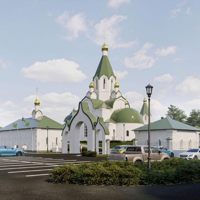 Храм на въезде в Томск. Храм святой мчц. Татианы