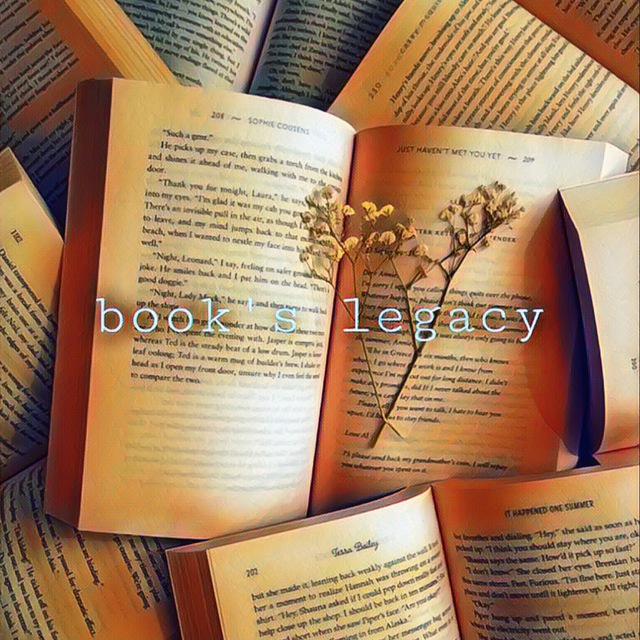 book's legacy🤍