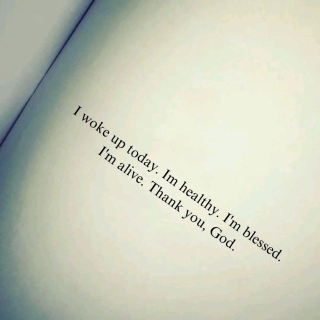 Be Thankful