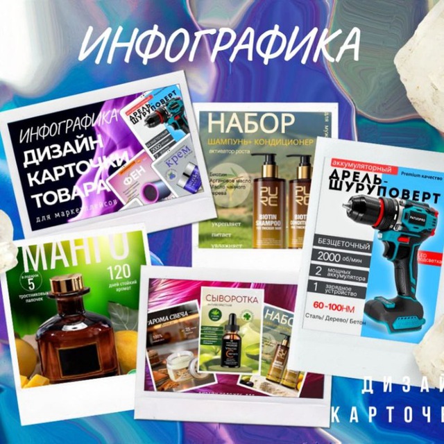 ✨️ИНФОГРАФИКА/ дизайн карточек товара/