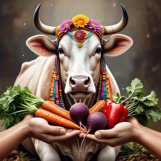 🌿КОРМЛЕНИЕ КОРОВ🐮