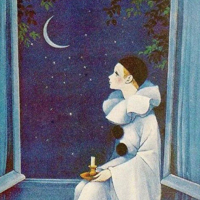 Фарфоровый Пьеро 🎭🌙