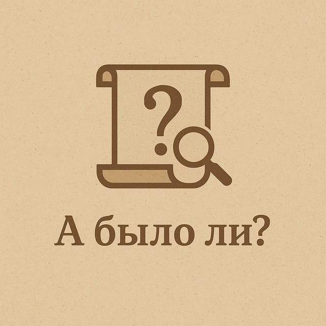 А было ли?