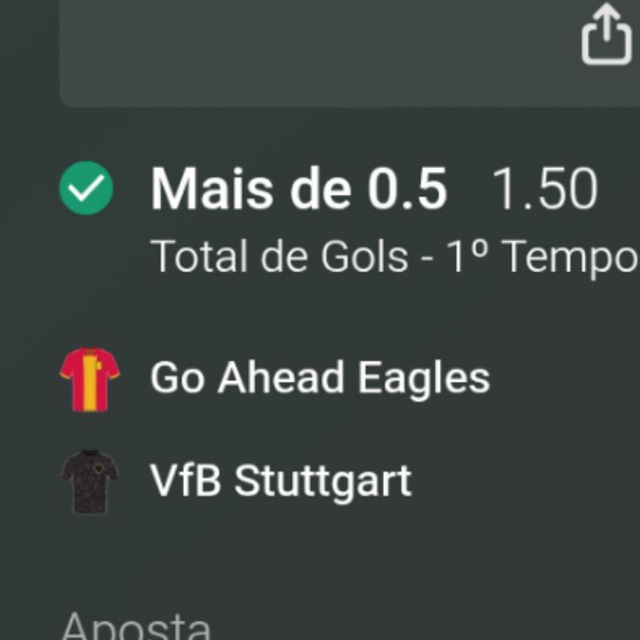 Aposta esportiva 0.5