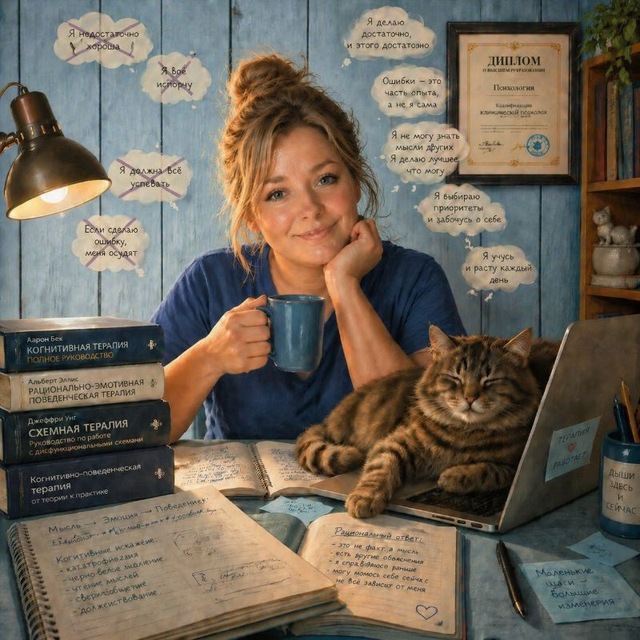 КПТ и сибирские котики 🐈‍⬛️