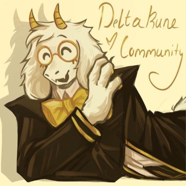 Deltarune community 💛 сердце руны