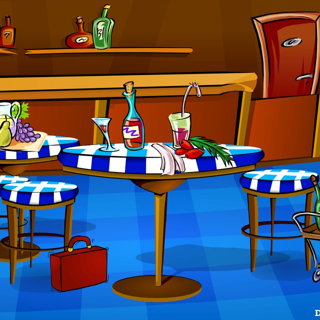 "Cafe: Cartoonish St."