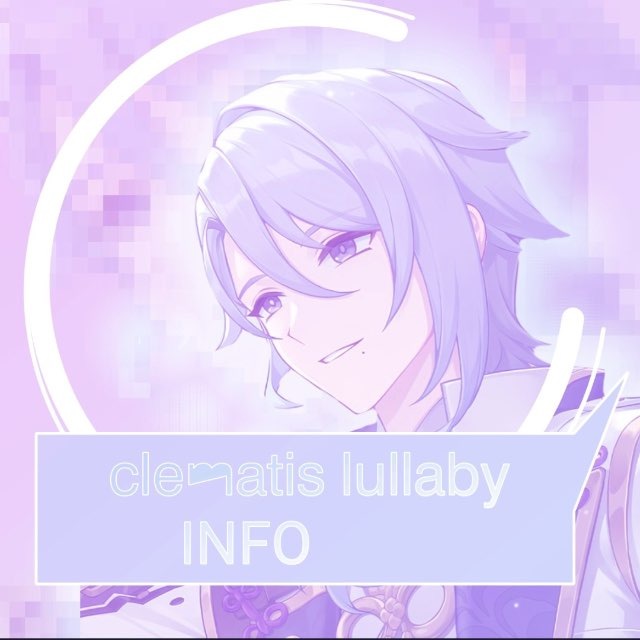 𓂃 𝒞l𝖾𝗆𝖺𝗍𝗂𝗌 𝗅𝗎𝓁𝓁𝒶𝒷𝓎 ˚｡— ♡｡⋆𝐈𝐍𝐅𝐎 ˚