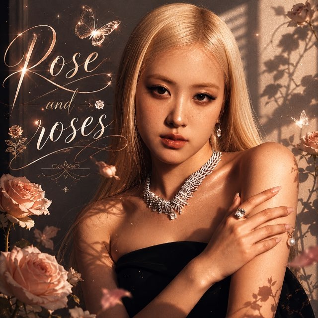 Rosé and roses