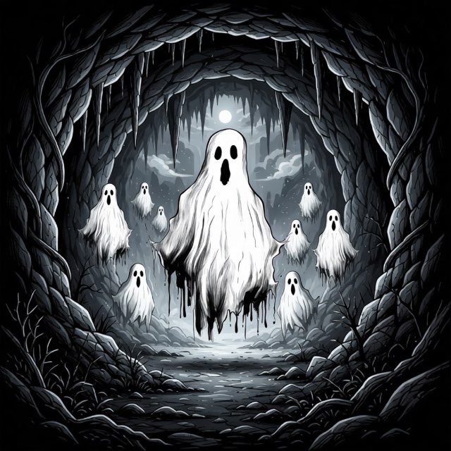 ПЕЩЕРА С ПРИВИДЕНИЯМИ👻👻👻