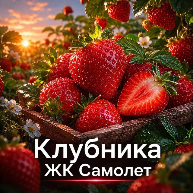 КЛУБНИКА ЖК САМОЛЕТ🍓ШОК ЦЕНА💥