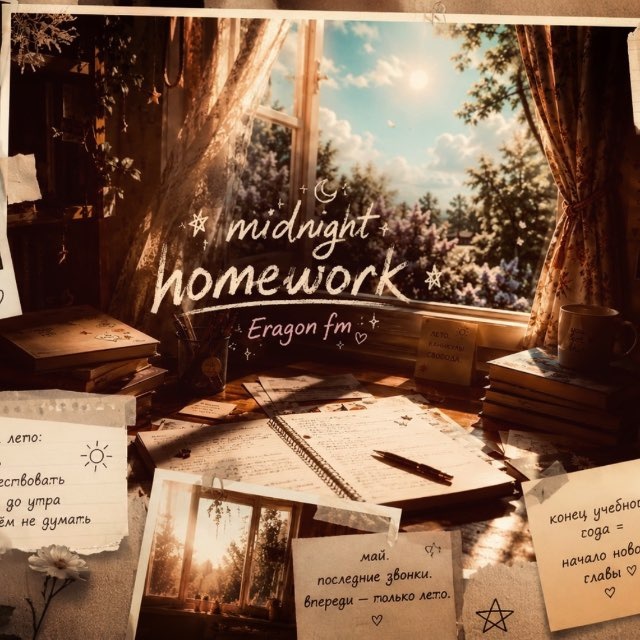 Midnight homework.